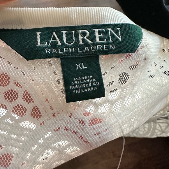 Sold - NWOT Ralph Lauren white lace duster open front XL - Picture 5 of 5